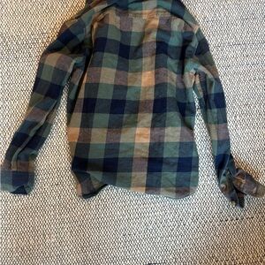 Crewcuts Kids Checkered Shirt - Navy, Olive, and Beige